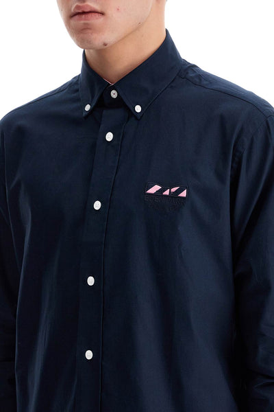 EDEN PARK EDEN PARK "oxford shirt with butterfly embroidery detail H24 | Italystation.com - Shop Now at italystation.com