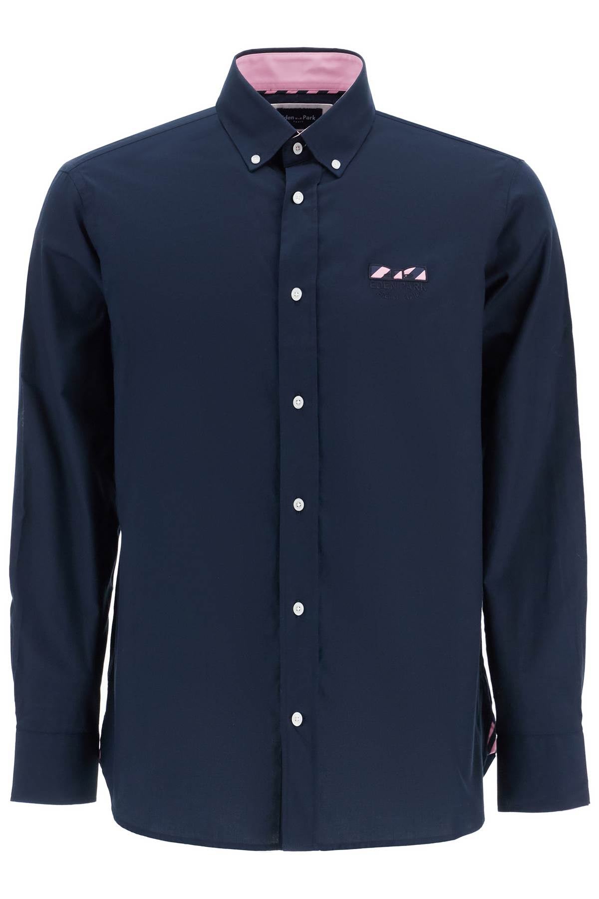 EDEN PARK EDEN PARK "oxford shirt with butterfly embroidery detail H24 | Italystation.com - Shop Now at italystation.com