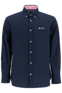 EDEN PARK EDEN PARK "oxford shirt with butterfly embroidery detail H24 | Italystation.com - Shop Now at italystation.com