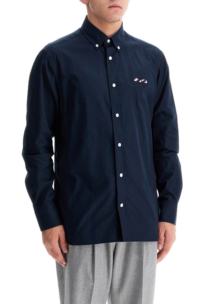 EDEN PARK EDEN PARK "oxford shirt with butterfly embroidery detail H24 | Italystation.com - Shop Now at italystation.com