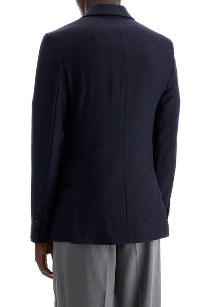 double-breasted wool jacket HBV217 WV0026 BLEU MARINE