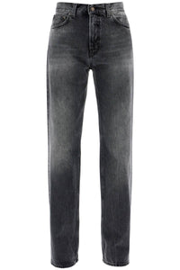 "korean straight-cut jeans HEW03185DF119 SPIDER BLACK