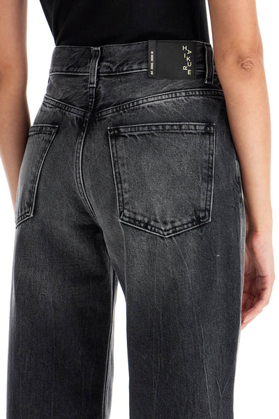 "korean straight-cut jeans HEW03185DF119 SPIDER BLACK