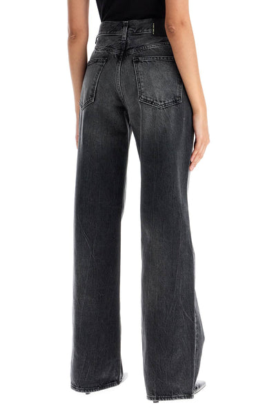 "korean straight-cut jeans HEW03185DF119 SPIDER BLACK