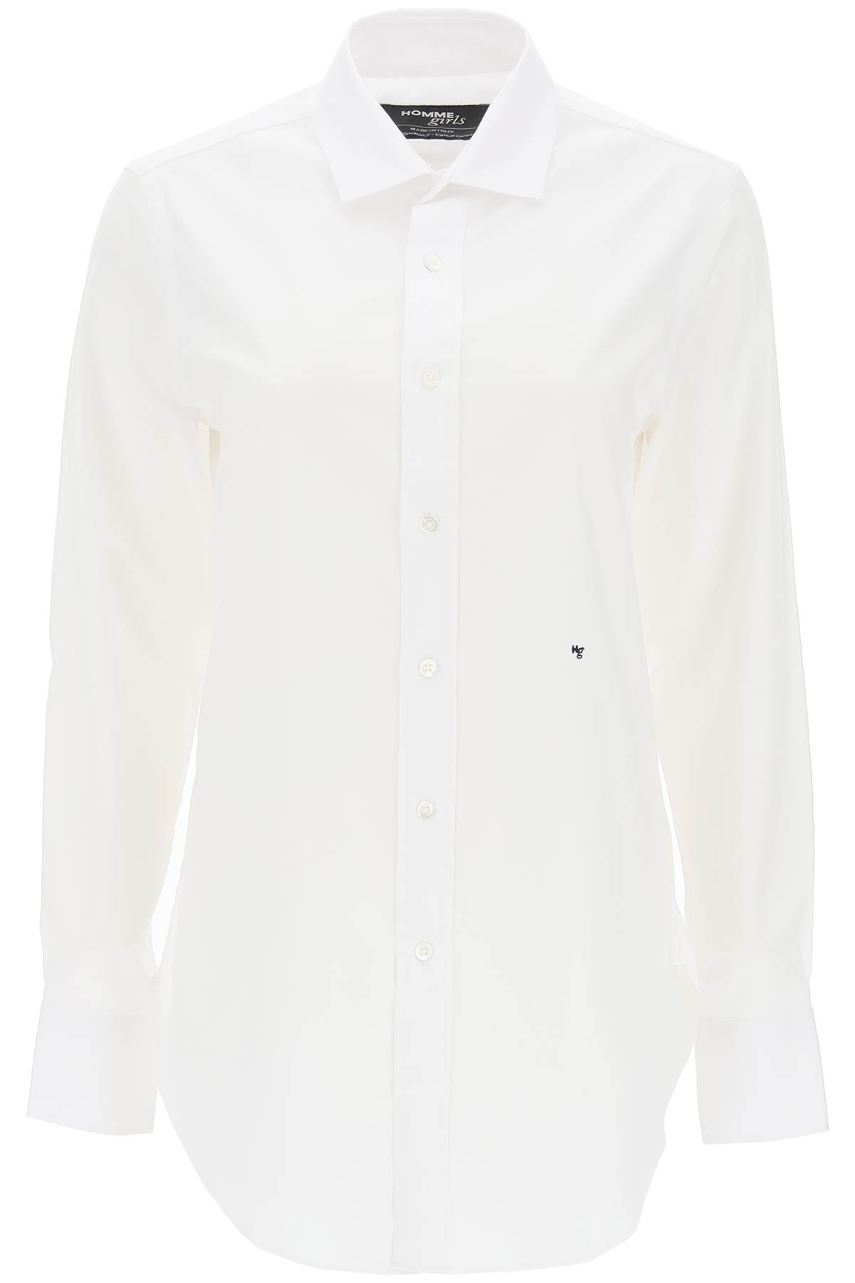 cotton twill shirt HGSH001 WHITE