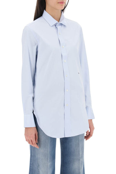 cotton twill shirt HGSH002 LIGHT BLUE