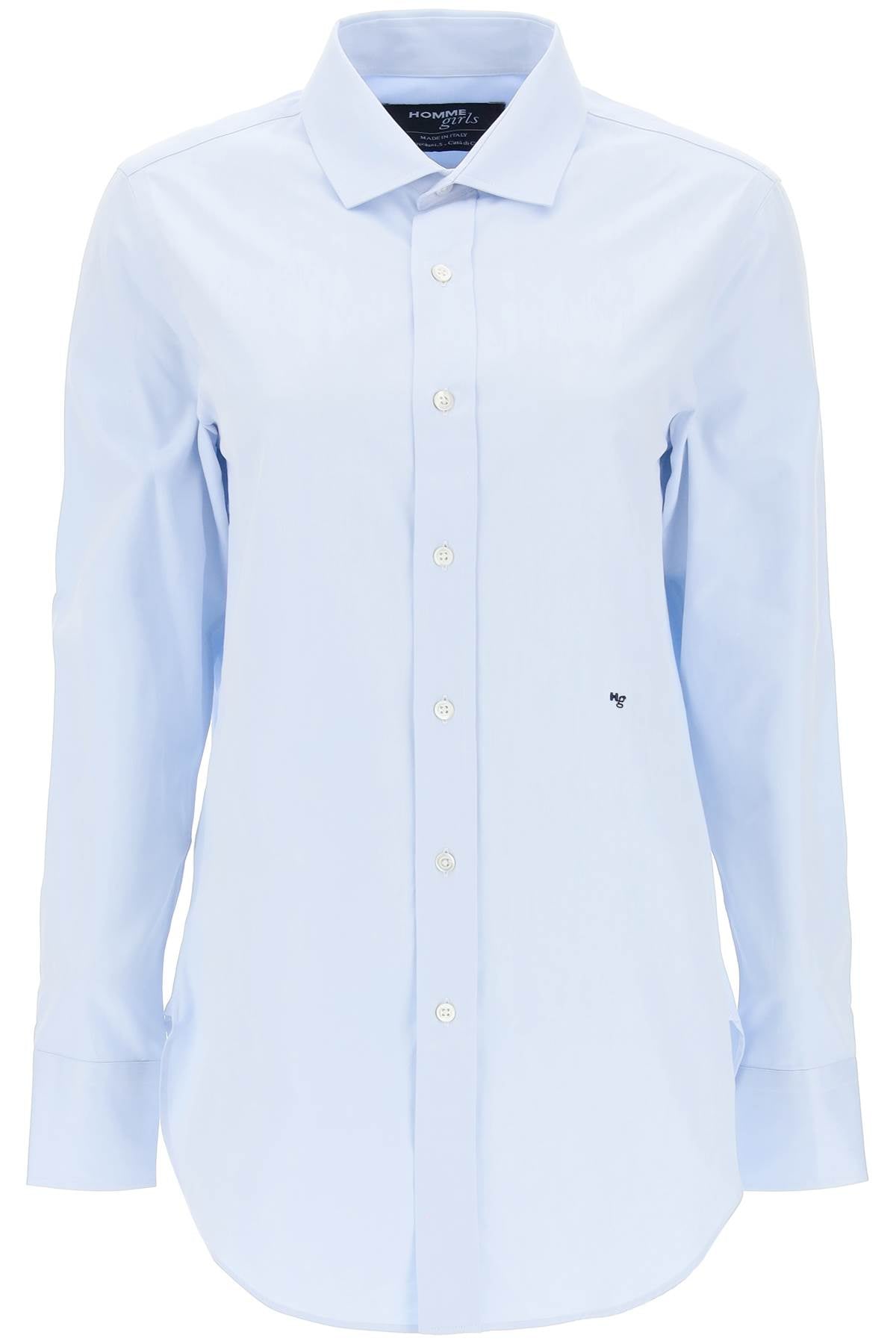 cotton twill shirt HGSH002 LIGHT BLUE