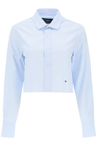 cotton twill cropped shirt HGSH004 LIGHT BLUE