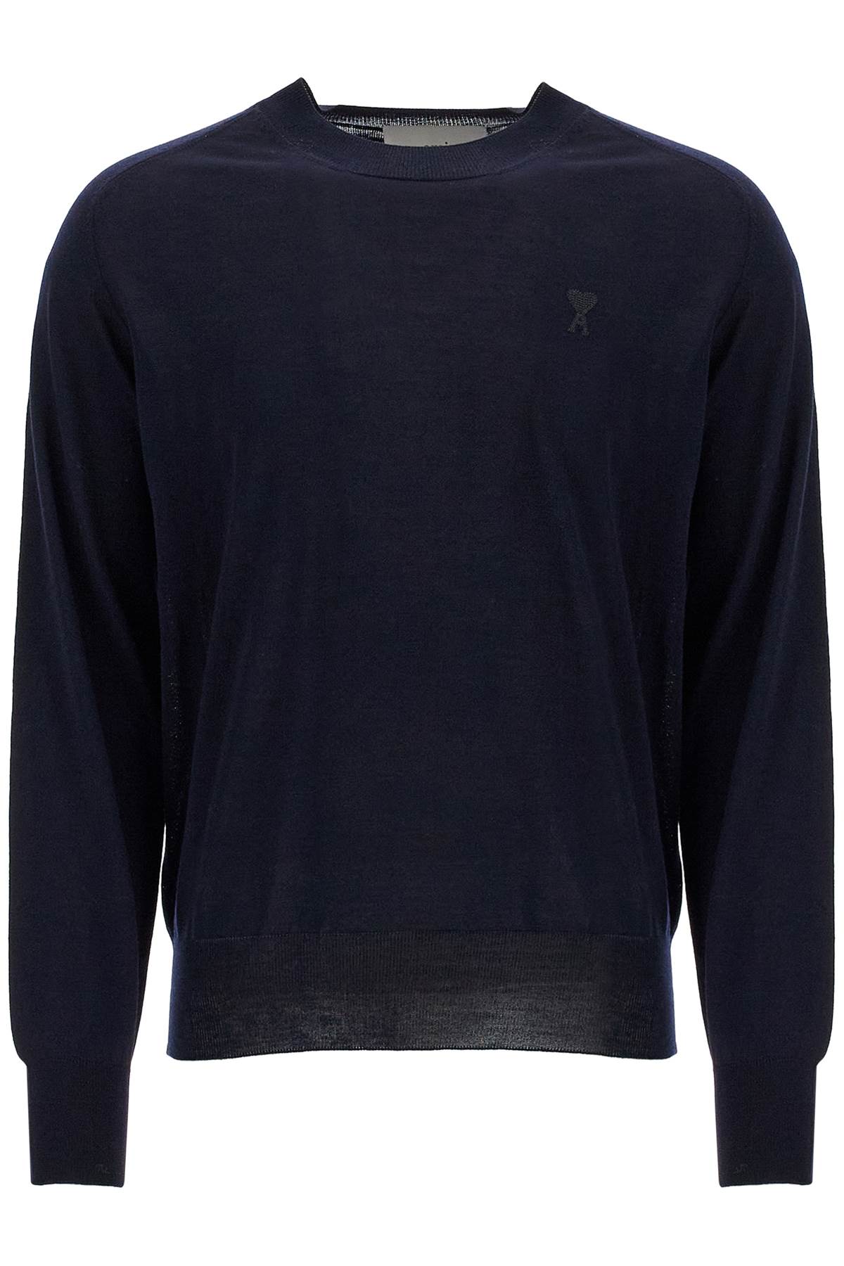 lightweight wool raglan pullover HKS041 KN0039 BLEU NUIT