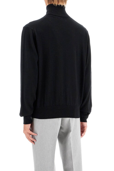 high-neck merino wool pullover sweater HKS411 KN0025 NOIR