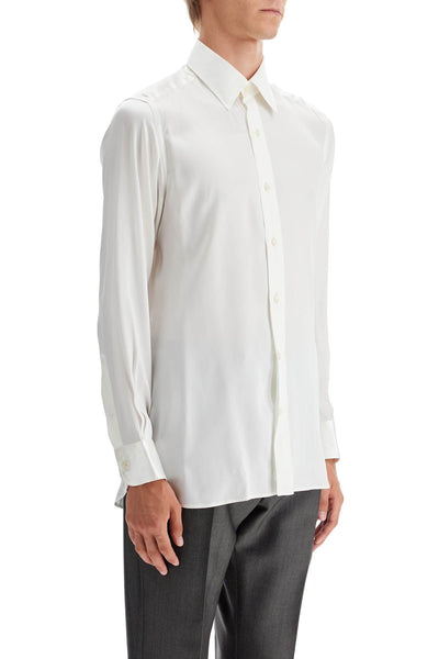 silk slim fit shirt HSBG01 SPS62 IVORY