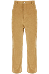 baggy corduroy pants with rib HTR102 CO0089 SABLE