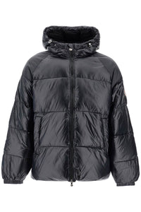 sten 3 shiny down jacket HUW014P BLACK