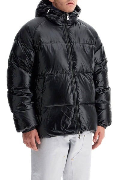 sten 3 shiny down jacket HUW014P BLACK