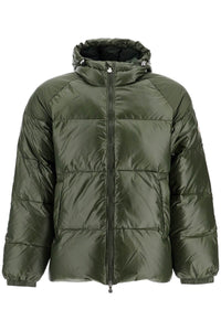 sten 3 shiny down jacket HUW014P DEEP KHAKI