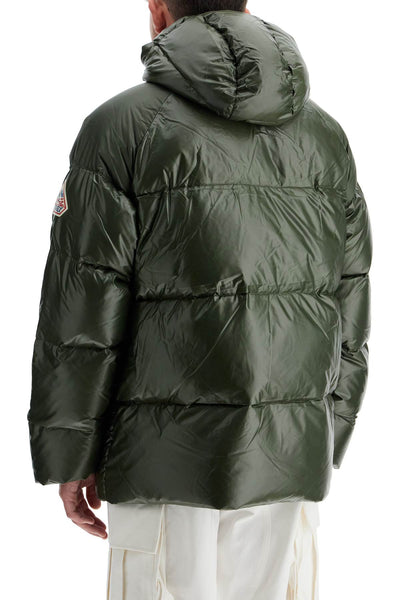 sten 3 shiny down jacket HUW014P DEEP KHAKI