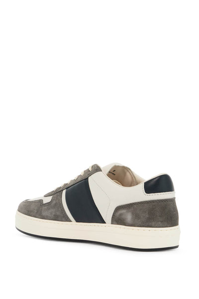 smooth and suede leather h-tv sneakers. HXM6680FL30ODZ B013(YOGURT)+B804+U805