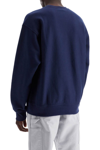 american script crewneck sweatshirt I025475 AIR FORCE BLUE