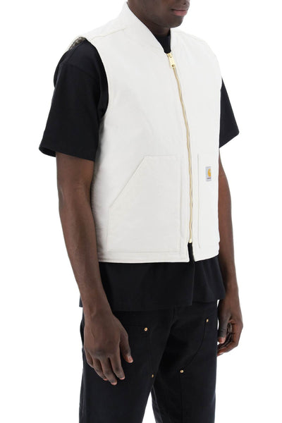 organic cotton classic vest I026457 WHITE