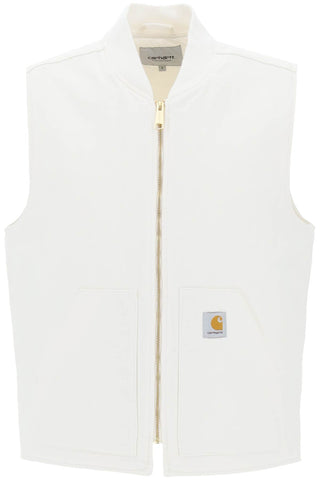 organic cotton classic vest I026457 WHITE