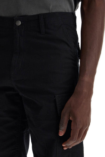 cargo shorts in cotton ripstop I028246 BLACK