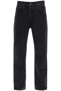organic denim loose jeans I029208 8906 BLACK