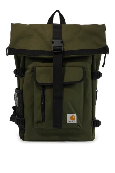 'phillis recycled technical canvas backpack I031575 OFFICE GREEN