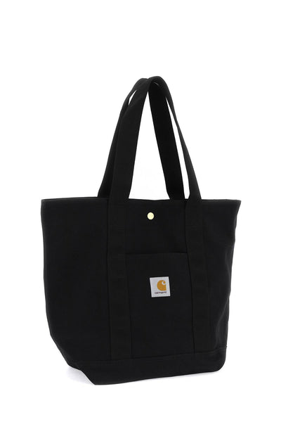 dearborn tote bag in italian I033102 BLACK