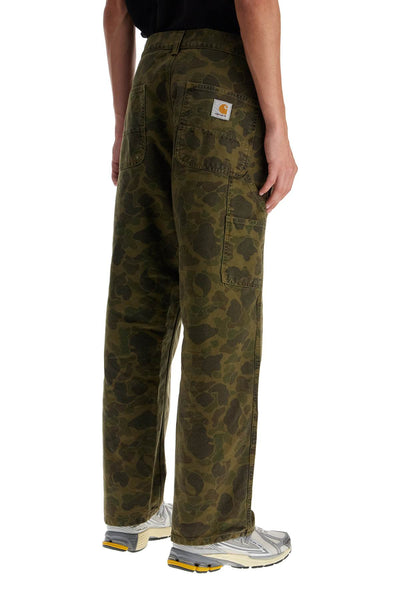 duck single knee pants I033896 CAMO DUCK, GREEN / OFFICE GREEN