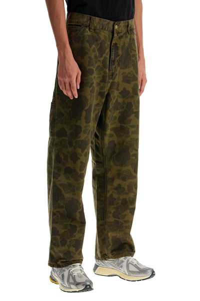 duck single knee pants I033896 CAMO DUCK, GREEN / OFFICE GREEN