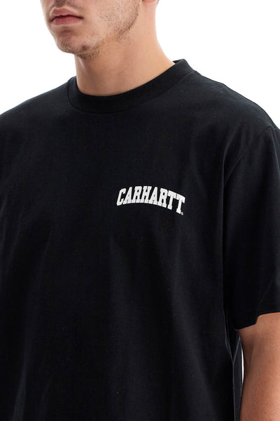 university script t-shirt I034852 BLACK / WHITE