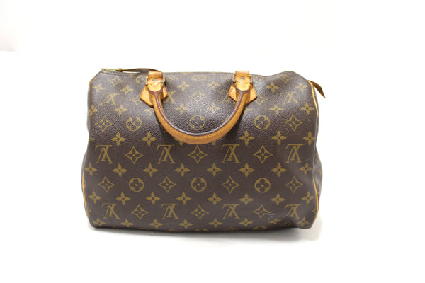 Louis Vuitton Classic Monogram Speedy 30 Handbag