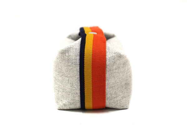 Hermes Grey Wool Small Bride-A-Brac Pouch Gris Flanelle Case