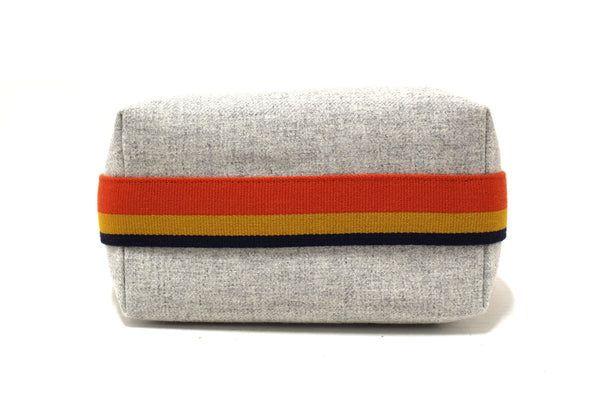 Hermes Grey Wool Small Bride-A-Brac Pouch Gris Flan | Italystation.com - Now at italystation.com