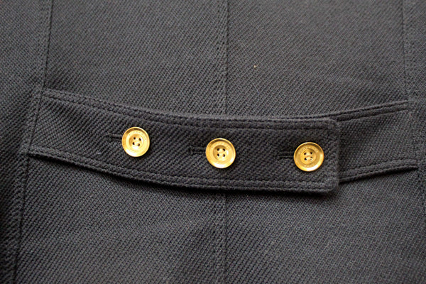 Burberry Navy Blue Brit Blazer Jacket size 4