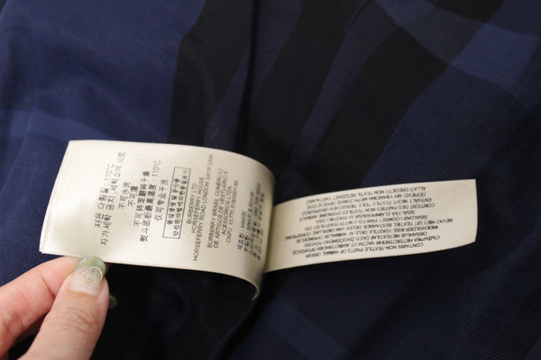 Burberry Navy Blue Brit Blazer Jacket size 4