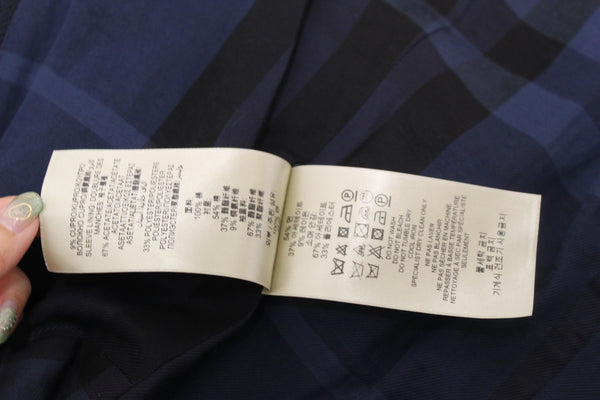 Burberry Navy Blue Brit Blazer Jacket size 4