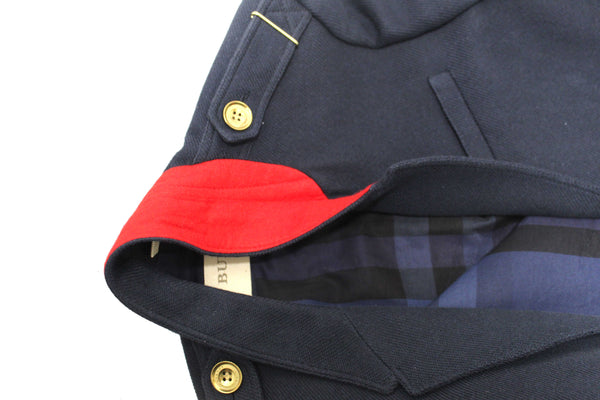 Burberry Navy Blue Brit Blazer Jacket size 4