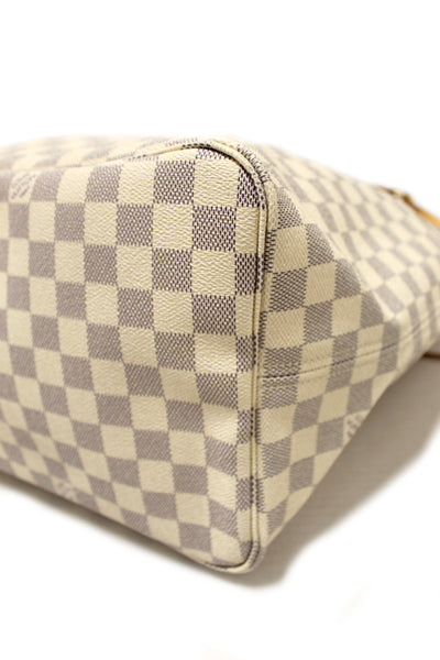 Louis Vuitton Damier Azur Neverfull GM Tote Shoulder Bag