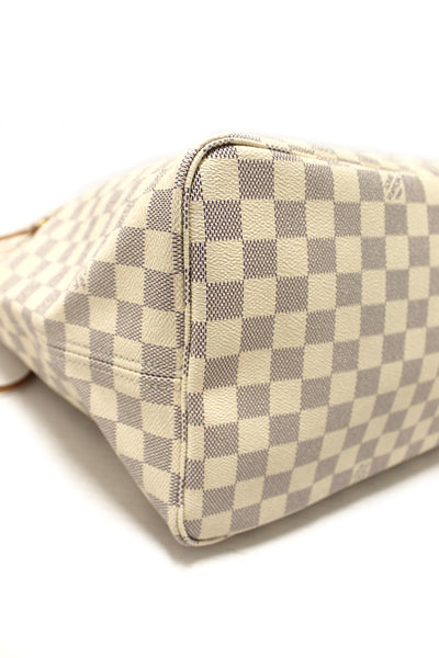 Louis Vuitton Damier Azur Neverfull GM Tote Shoulder Bag