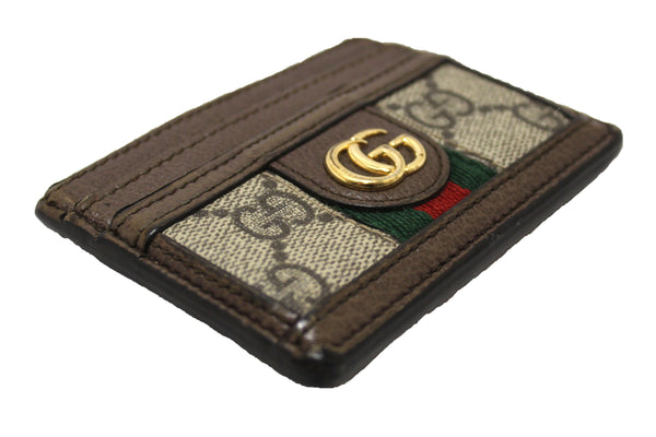 Authentic Gucci GG Supreme Ophidia Card Case