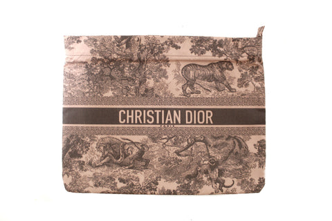 NEW Christian Dior Pink Toile De Jouy Diortravel Zipped Pouch | Italystation.com