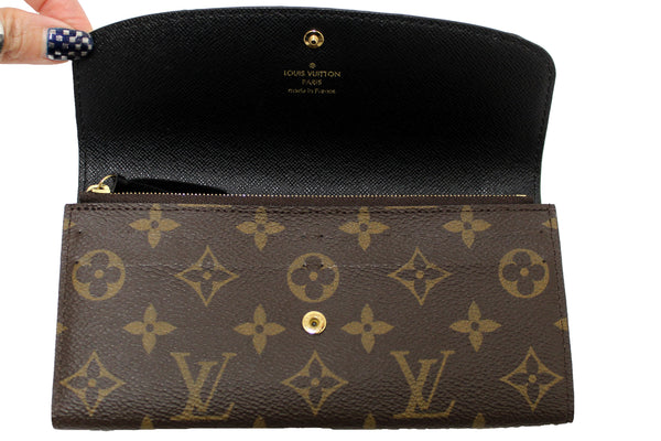 Louis Vuitton Classic Monogram and Monogram Reverse Canvas Emilie Wallet