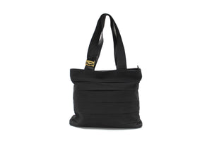 SalvatoreFerragamo Salvatore Ferragamo Black Grosgrain Ribbon Tiered T | Italystation.com - Shop Now at italystation.com