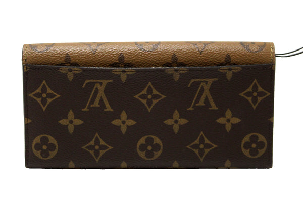 Louis Vuitton Classic Monogram and Monogram Reverse Canvas Emilie Wallet