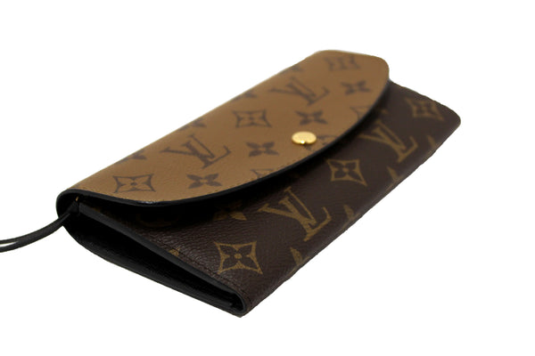 Louis Vuitton Classic Monogram and Monogram Reverse Canvas Emilie Wallet