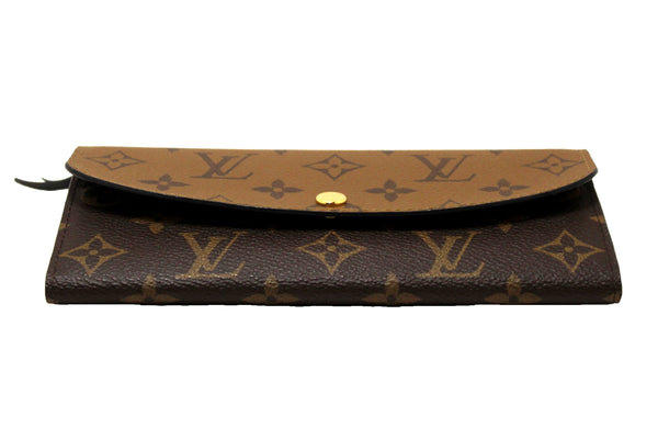 Louis Vuitton Classic Monogram and Monogram Reverse Canvas Emilie Wallet