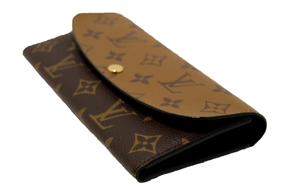 Louis Vuitton Classic Monogram and Monogram Reverse Canvas Emilie Wallet