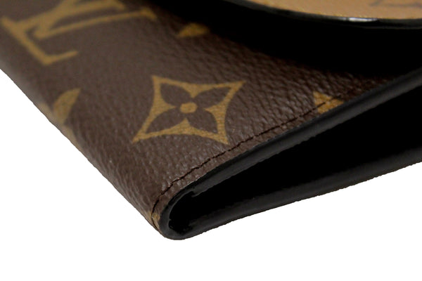 Louis Vuitton Classic Monogram and Monogram Reverse Canvas Emilie Wallet