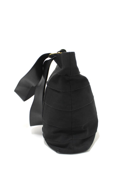 SalvatoreFerragamo Salvatore Ferragamo Black Grosgrain Ribbon Tiered T | Italystation.com - Shop Now at italystation.com